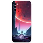 Gramaphone Reeder S19 Max Pro S ile Uyumlu Uzay Desenli Telefon Kılıfı + Ekran Koruyucu - 5860