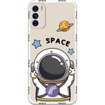Gramaphone Reeder S19 Max Pro S Uyumlu Astronot Desenli Telefon Kılıfı + Ekran Koruyucu - 5865