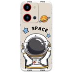 Gramaphone Reeder S19 Max Pro S Zoom ile Uyumlu Astronot Desenli Telefon Kılıfı + Ekran Koruyucu - 5865