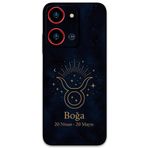 Gramaphone Reeder S19 Max Pro S Zoom ile Uyumlu Boğa Burcu Desenli Telefon Kılıfı + Ekran Koruyucu - 5769