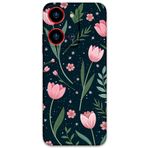 Gramaphone Reeder S19 Max Pro S Zoom ile Uyumlu Çiçek Desenli Telefon Kılıfı + Ekran Koruyucu - 5788