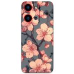 Gramaphone Reeder S19 Max Pro S Zoom ile Uyumlu Çiçek Desenli Telefon Kılıfı + Ekran Koruyucu - 5801