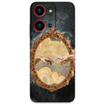 Gramaphone Reeder S19 Max Pro S Zoom ile Uyumlu Retro Desenli Telefon Kılıfı + Ekran Koruyucu - 5836