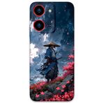 Gramaphone Reeder S19 Max Pro S Zoom ile Uyumlu Samuray Desenli Telefon Kılıfı + Ekran Koruyucu - 5825