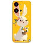 Gramaphone Reeder S19 Max Pro S Zoom ile Uyumlu Tavşan Desenli Telefon Kılıfı + Ekran Koruyucu - 5807
