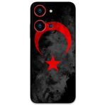 Gramaphone Reeder S19 Max Pro S Zoom ile Uyumlu Türk Bayrağı Desenli Telefon Kılıfı + Ekran Koruyucu - 5852