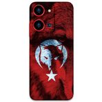 Gramaphone Reeder S19 Max Pro S Zoom ile Uyumlu Türk Bayrağı Desenli Telefon Kılıfı + Ekran Koruyucu - 5856