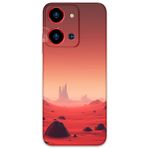 Gramaphone Reeder S19 Max Pro S Zoom ile Uyumlu Uzay Desenli Telefon Kılıfı + Ekran Koruyucu - 5859