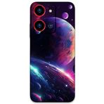 Gramaphone Reeder S19 Max Pro S Zoom ile Uyumlu Uzay Desenli Telefon Kılıfı + Ekran Koruyucu - 5862