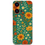 Gramaphone Reeder S19 Max Pro S Zoom Uyumlu Çiçek Desenli Telefon Kılıfı + Ekran Koruyucu - 5786