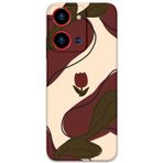 Gramaphone Reeder S19 Max Pro S Zoom Uyumlu Çiçek Desenli Telefon Kılıfı + Ekran Koruyucu - 5790