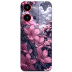 Gramaphone Reeder S19 Max Pro S Zoom Uyumlu Çiçek Desenli Telefon Kılıfı + Ekran Koruyucu - 5796