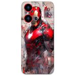 Gramaphone Reeder S19 Max Pro S Zoom Uyumlu İronman Desenli Telefon Kılıfı + Ekran Koruyucu - 5828