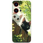 Gramaphone Reeder S19 Max Pro S Zoom Uyumlu Kedi Desenli Telefon Kılıfı + Ekran Koruyucu - 5785