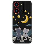 Gramaphone Reeder S19 Max Pro S Zoom Uyumlu Kedi Desenli Telefon Kılıfı + Ekran Koruyucu - 5809