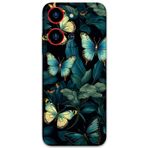Gramaphone Reeder S19 Max Pro S Zoom Uyumlu Kelebek Desenli Telefon Kılıfı + Ekran Koruyucu - 5791