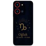 Gramaphone Reeder S19 Max Pro S Zoom Uyumlu Oğlak Burcu Desenli Telefon Kılıfı + Ekran Koruyucu - 5777