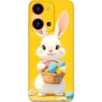 Gramaphone Reeder S19 Max Pro S Zoom Uyumlu Tavşan Desenli Telefon Kılıfı + Ekran Koruyucu - 5806
