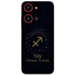 Gramaphone Reeder S19 Max Pro S Zoom Uyumlu Yay Burcu Desenli Telefon Kılıfı + Ekran Koruyucu - 5776