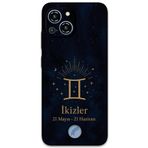 Gramaphone Reeder S23 Pro Max ile Uyumlu İkizler Burcu Desenli Telefon Kılıfı + Ekran Koruyucu - 5770