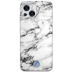 Gramaphone Reeder S23 Pro Max ile Uyumlu Mermer Desenli Telefon Kılıfı + Ekran Koruyucu - 5817