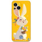 Gramaphone Reeder S23 Pro Max ile Uyumlu Tavşan Desenli Telefon Kılıfı + Ekran Koruyucu - 5807