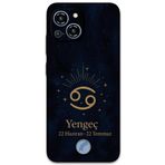 Gramaphone Reeder S23 Pro Max ile Uyumlu Yengeç Burcu Desenli Telefon Kılıfı + Ekran Koruyucu - 5771