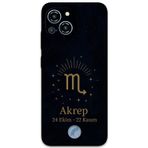 Gramaphone Reeder S23 Pro Max Uyumlu Akrep Burcu Desenli Telefon Kılıfı + Ekran Koruyucu - 5775