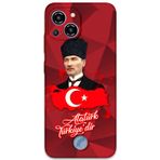 Gramaphone Reeder S23 Pro Max Uyumlu Atatürk Desenli Telefon Kılıfı + Ekran Koruyucu - 5851