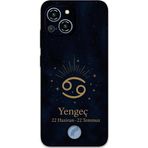 Gramaphone Reeder S23 Pro Max Uyumlu Yengeç Burcu Desenli Telefon Kılıfı + Ekran Koruyucu - 5771