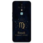 Gramaphone Tecno Camon 16 ile Uyumlu Başak Burcu Desenli Telefon Kılıfı + Ekran Koruyucu - 5773
