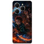 Gramaphone Tecno Spark 20 Pro ile Uyumlu Anime Desenli Telefon Kılıfı + Ekran Koruyucu - 5745