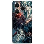 Gramaphone Tecno Spark 20 Pro ile Uyumlu Anime Desenli Telefon Kılıfı + Ekran Koruyucu - 5749