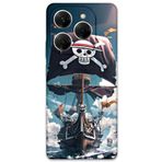 Gramaphone Tecno Spark 20 Pro ile Uyumlu Anime Desenli Telefon Kılıfı + Ekran Koruyucu - 5752