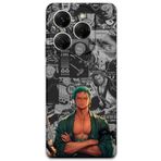 Gramaphone Tecno Spark 20 Pro ile Uyumlu Anime Desenli Telefon Kılıfı + Ekran Koruyucu - 5756