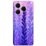 Gramaphone Tecno Spark 20 Pro ile Uyumlu Çiçek Desenli Telefon Kılıfı + Ekran Koruyucu - 5798