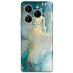 Gramaphone Tecno Spark 20 Pro ile Uyumlu Mermer Desenli Telefon Kılıfı + Ekran Koruyucu - 5814