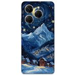 Gramaphone Tecno Spark 20 Pro ile Uyumlu Uzay Desenli Telefon Kılıfı + Ekran Koruyucu - 5857