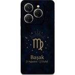Gramaphone Tecno Spark 20 Pro Uyumlu Başak Burcu Desenli Telefon Kılıfı + Ekran Koruyucu - 5773