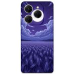 Gramaphone Tecno Spark 20 Pro Uyumlu Çiçek Desenli Telefon Kılıfı + Ekran Koruyucu - 5797