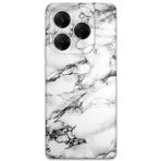Gramaphone Tecno Spark 20 Pro Uyumlu Mermer Desenli Telefon Kılıfı + Ekran Koruyucu - 5817