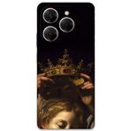 Gramaphone Tecno Spark 20 Pro Uyumlu Retro Desenli Telefon Kılıfı + Ekran Koruyucu - 5833