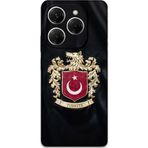 Gramaphone Tecno Spark 20 Pro Uyumlu Türk Desenli Telefon Kılıfı + Ekran Koruyucu - 5855