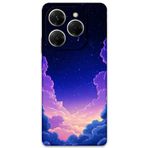 Gramaphone Tecno Spark 20 Pro Uyumlu Uzay Desenli Telefon Kılıfı + Ekran Koruyucu - 5867