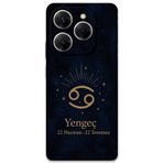 Gramaphone Tecno Spark 20 Pro Uyumlu Yengeç Burcu Desenli Telefon Kılıfı + Ekran Koruyucu - 5771