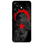 Gramaphone Tecno Spark Go 2024 ile Uyumlu Türk Bayrağı Desenli Telefon Kılıfı + Ekran Koruyucu - 5852