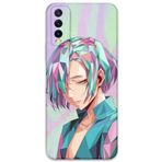 Gramaphone Vivo Y20 ile Uyumlu Anime Desenli Telefon Kılıfı + Ekran Koruyucu - 5743