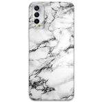 Gramaphone Vivo Y20 ile Uyumlu Mermer Desenli Telefon Kılıfı + Ekran Koruyucu - 5817
