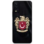Gramaphone Vivo Y20 ile Uyumlu Türk Desenli Telefon Kılıfı + Ekran Koruyucu - 5855