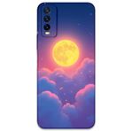 Gramaphone Vivo Y20 ile Uyumlu Uzay Desenli Telefon Kılıfı + Ekran Koruyucu - 5869